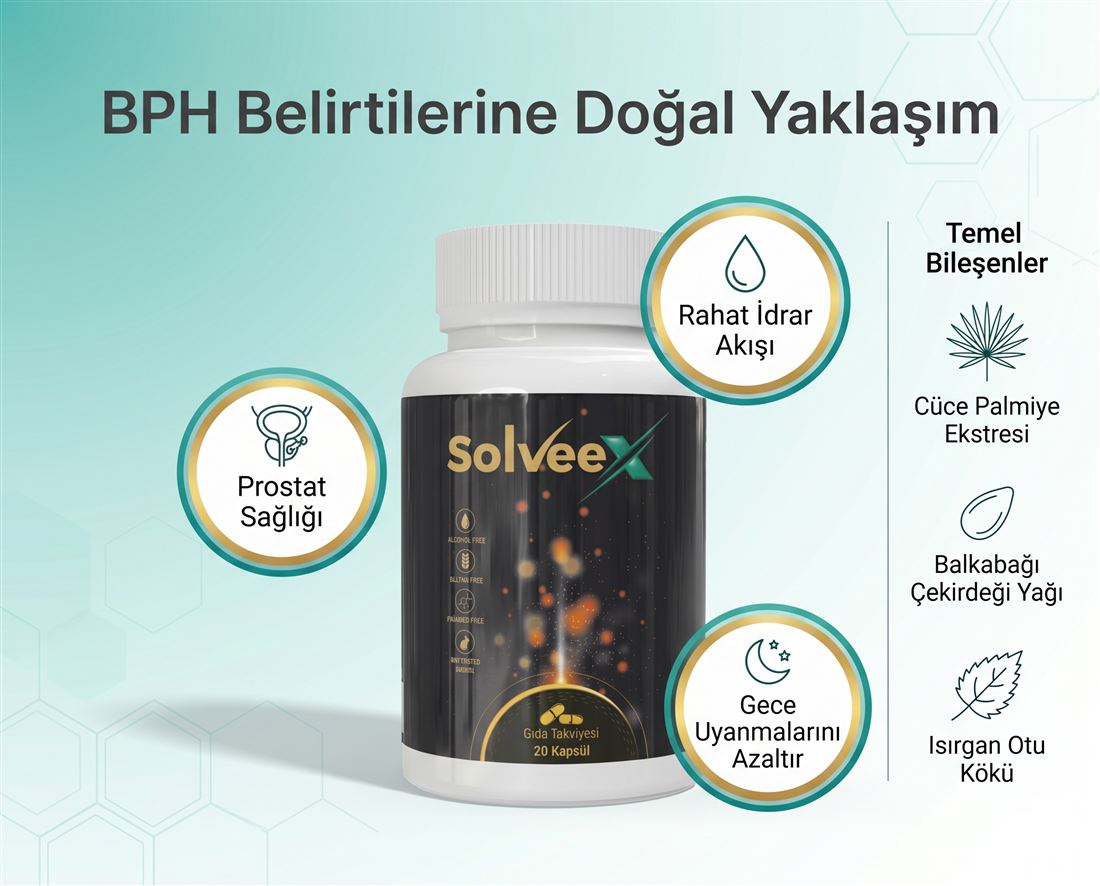 Solveex — BPH belirtilerine doğal yaklaşım